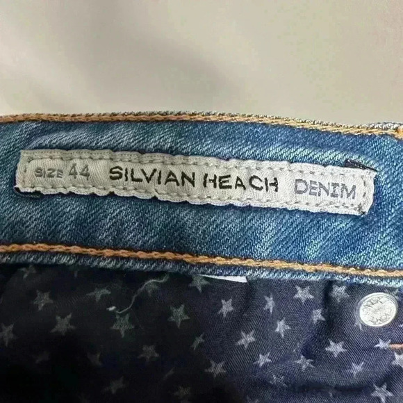 Authentic Silvian Heach Denim Kadin Jeans - US Size 12 (44) - Picture 11 of 13
